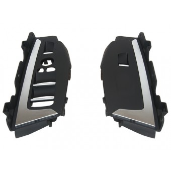 Cam Düğme Çerçevesi X3:G08 Ön; Set Siyah